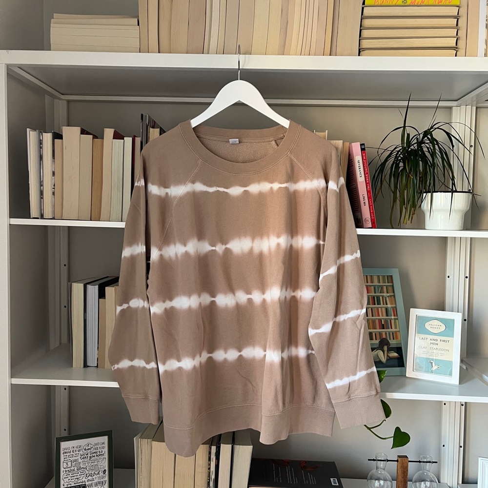 Old Navy Beige Tie Dye Sweater 3X Plus Size